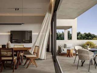 Комплекс вилл с бассейнами и садами на крыше рядом с пляжем, Ларнака, Кипр