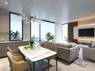 Современная резиденция с бассейном и панорамным видом на море, Агиос Афанасиос, Кипр