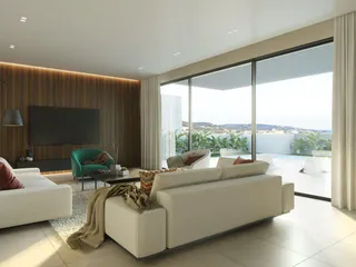 Современная резиденция с бассейном и панорамным видом на море, Агиос Афанасиос, Кипр