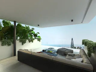 Комплекс элитных вилл с бассейнами и панорамным видом на море, Агиос Афанасиос, Кипр