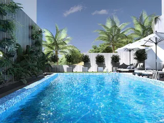 Комплекс элитных вилл с бассейнами и панорамным видом на море, Агиос Афанасиос, Кипр