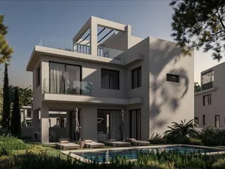 Новый комплекс вилл с бассейнами недалеко от пляжа, Пернера, Кипр