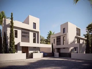 Новый комплекс вилл с бассейнами недалеко от пляжа, Пернера, Кипр