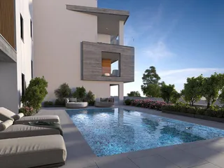 Новая резиденция с бассейном рядом с морем, Хлорака, Кипр