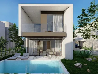 Новый жилой комплекс с бассейном рядом с морем, Кисонерга, Кипр