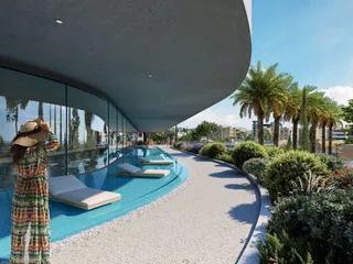 Новая высотная резиденция с бассейнами в 200 метрах от моря, Гермасогейя, Кипр