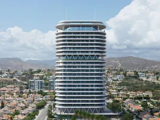 Новая высотная резиденция с бассейнами в 200 метрах от моря, Гермасогейя, Кипр