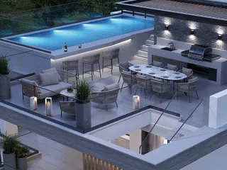 Новая резиденция с зеленой зоной и панорамным видом, Гермасогейя, Кипр