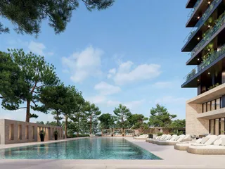 Резиденция с бассейном, коворкингом и спа-зоной рядом с пляжем, Гермасогейя, Кипр