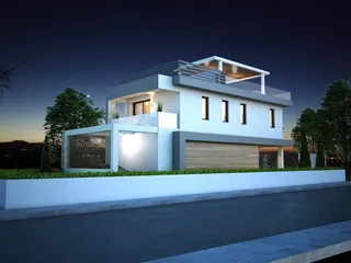 Комплекс вилл с бассейнами, террасами на крыше и видом на море в престижном районе Каппарис, Кипр