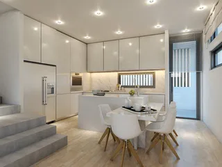 Комплекс вилл с бассейнами, террасами на крыше и видом на море в престижном районе Каппарис, Кипр