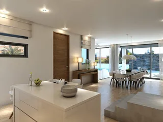 Комплекс вилл с бассейнами, террасами на крыше и видом на море в престижном районе Каппарис, Кипр