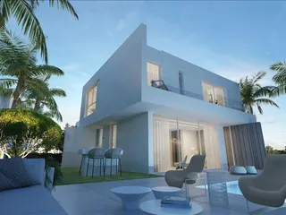 Комплекс вилл с бассейнами в 700 метрах от пляжа, Пернера, Кипр