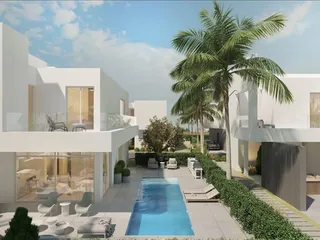 Комплекс вилл с бассейнами в 700 метрах от пляжа, Пернера, Кипр