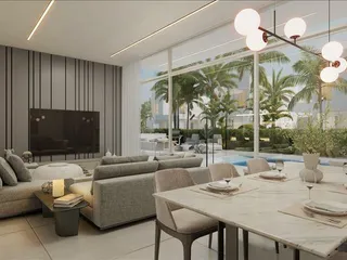 Комплекс вилл с бассейнами в 700 метрах от пляжа, Пернера, Кипр