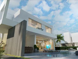 Комплекс вилл с бассейнами в 700 метрах от пляжа, Пернера, Кипр