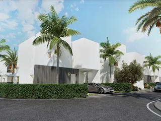 Комплекс вилл с бассейнами в 700 метрах от пляжа, Пернера, Кипр