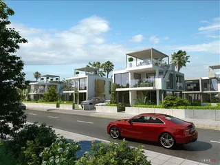 Комплекс вилл с бассейнами и панорамным видом на море в 300 метрах от пляжа, Протарас, Кипр