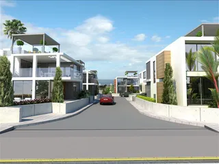 Комплекс вилл с бассейнами и панорамным видом на море в 300 метрах от пляжа, Протарас, Кипр