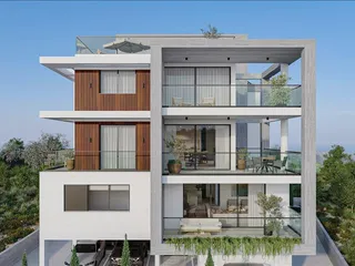 Новая закрытая резиденция с бассейном недалеко от моря, Героскипу, Кипр