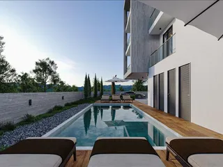 Новая закрытая резиденция с бассейном недалеко от моря, Героскипу, Кипр