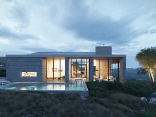 Новый комплекс вилл с панорамным видом в большой резиденции с полем для гольфа, спа-центром и клубом верховой езды, Пафос, Кипр