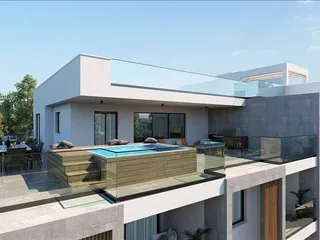 Малоэтажная резиденция с бассейном рядом с пляжем, Ороклини, Кипр