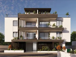 Новая престижная резиденция с парковкой рядом с морем и центром Ларнаки, Ливадия, Кипр