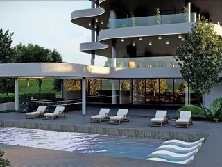 Новая резиденция с бассейном в 50 метрах от моря, Агиос Тихонас, Кипр