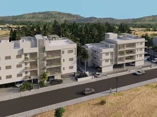 Новый жилой комплекс с панорамными видами рядом с пляжем и центром города, Арадипу, Кипр