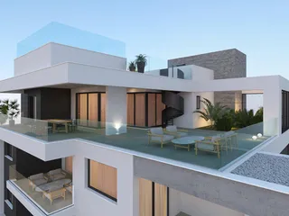 Новая резиденция с крытой парковкой рядом с автомагистралями, Агиа Фила, Кипр