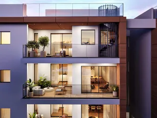 Новая резиденция с крытой парковкой рядом с автомагистралью и центром Лимасола, Като Полемидия, Кипр