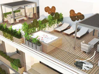 Новая малоэтажная резиденция рядом с пляжем Финикудес, Ларнака, Кипр