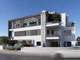 Новая резиденция с бассейном и тренажерным залом рядом с морем, Ливадия, Кипр