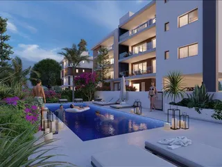 Новая резиденция с парковкой недалеко от моря, Полемидия, Кипр