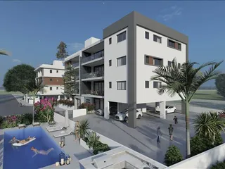 Новая резиденция с парковкой недалеко от моря, Полемидия, Кипр