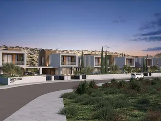 Новый комплекс вилл с бассейнами и садами рядом с пляжем, Мутайяка, Кипр