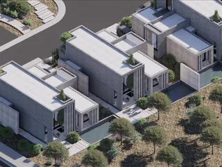 Новый закрытый комплекс вилл с бассейном и садами в 250 метрах от пляжа, Героскипу, Кипр