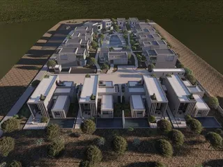 Новый закрытый комплекс вилл с бассейном и садами в 250 метрах от пляжа, Героскипу, Кипр