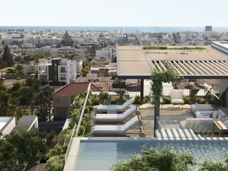 Новый комплекс апартаментов, занимающих весь этаж, рядом с пляжем, Гермасогейя, Кипр