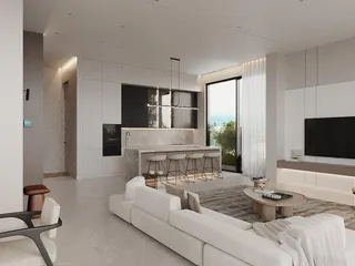 Новый комплекс апартаментов, занимающих весь этаж, рядом с пляжем, Гермасогейя, Кипр