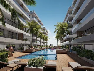 Современная резиденция с бассейнами и зонами отдыха в 300 метрах от пляжа, Ливадия, Кипр