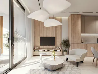 Современная резиденция с бассейнами и зонами отдыха в 300 метрах от пляжа, Ливадия, Кипр