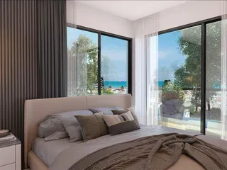 Комплекс таунхаусов с террасами на крыше в 50 метрах от пляжа, Ларнака, Кипр