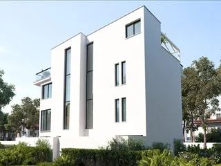 Комплекс таунхаусов с террасами на крыше в 50 метрах от пляжа, Ларнака, Кипр