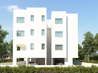 Новая высококачественная резиденция с парковкой и видом на побережье, Ларнака, Кипр