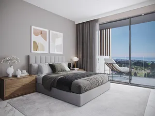 Новая закрытая резиденция с бассейнами и панорамным видом на море в 50 метрах от пляжа, Кисонерга, Кипр