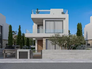 Новый комплекс вилл с бассейнами в 200 метрах от пляжа, Героскипу, Кипр