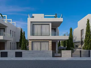 Новый комплекс вилл с бассейнами в 200 метрах от пляжа, Героскипу, Кипр