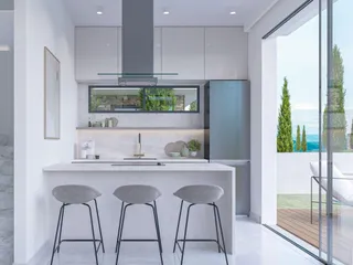 Новый комплекс вилл с бассейнами в 200 метрах от пляжа, Героскипу, Кипр